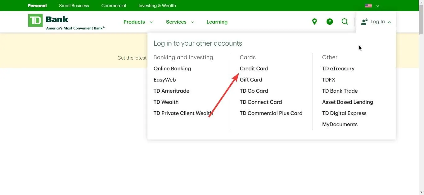 How to Activate Your TD Bank Credit Card Online
