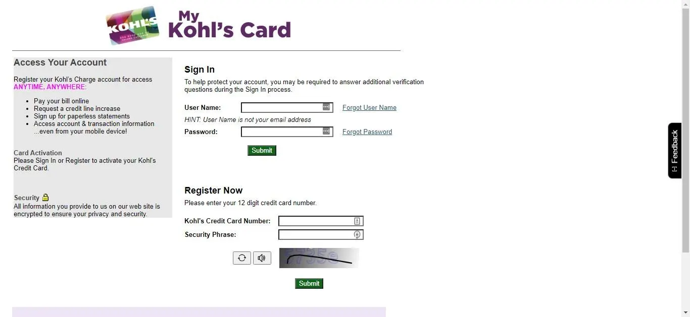 How to Activate Kohls Credit Card Online