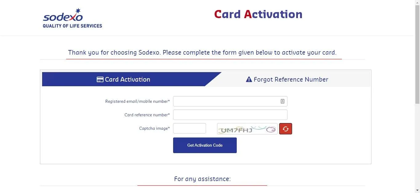 How to Activate Sodexo Card Online