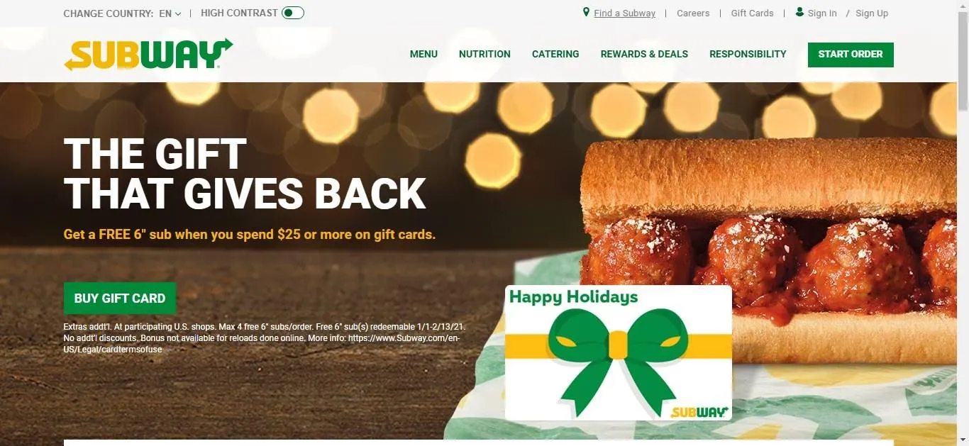 How to Activate Your Subway Card Online