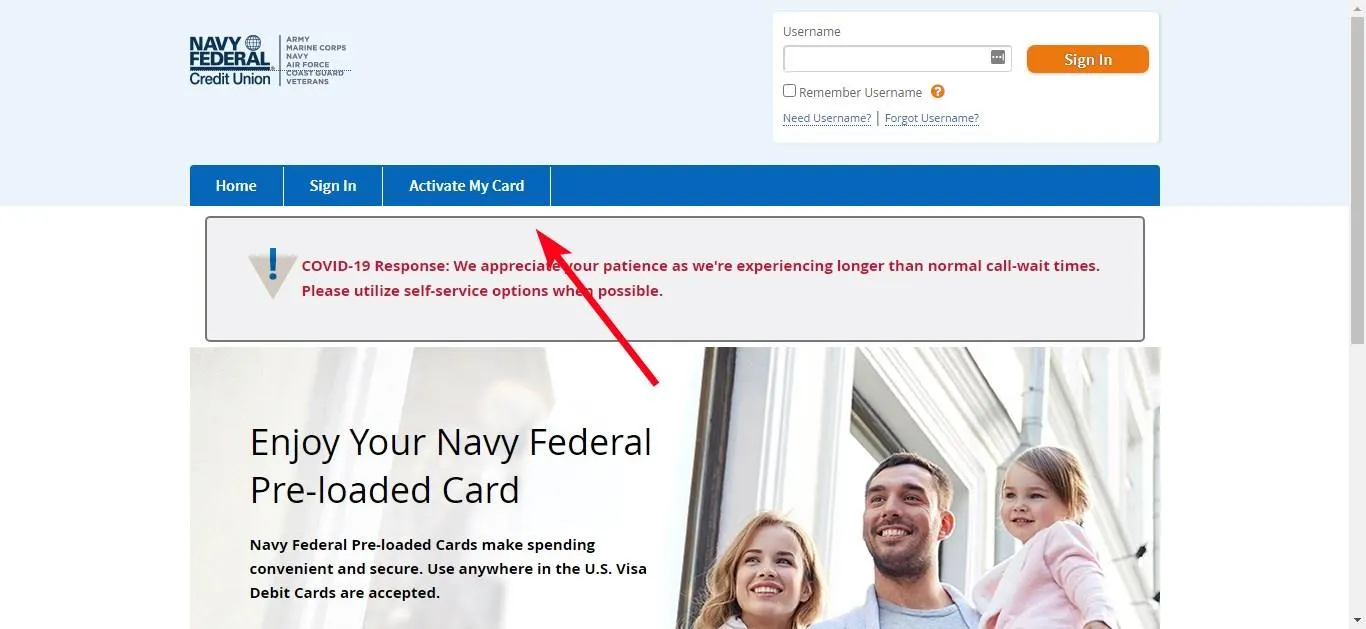 How to Activate Navy Federal Awards Card Online