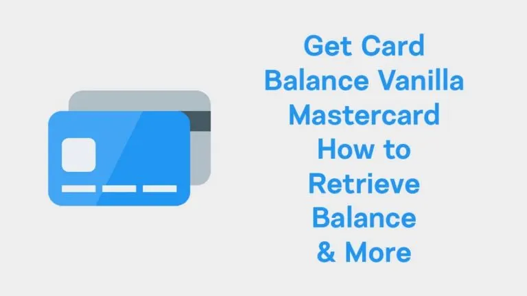 Get Card Balance: Vanilla Mastercard - How to Retrieve Balance & More - 7