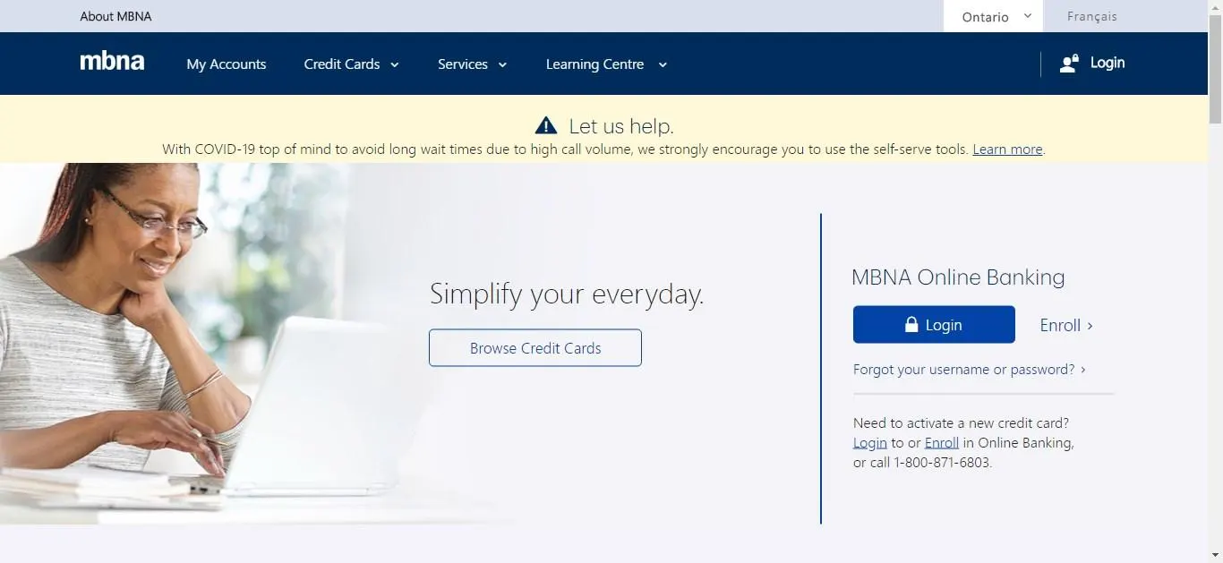 How to Activate MBNA Credit Card : Guide | mbna.ca - 2